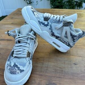 Rare Nike Air Jordan 4 PRM Snakeskin 8.5
